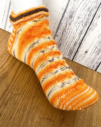 Pumpkin Pie shortie socks UK size 5-7