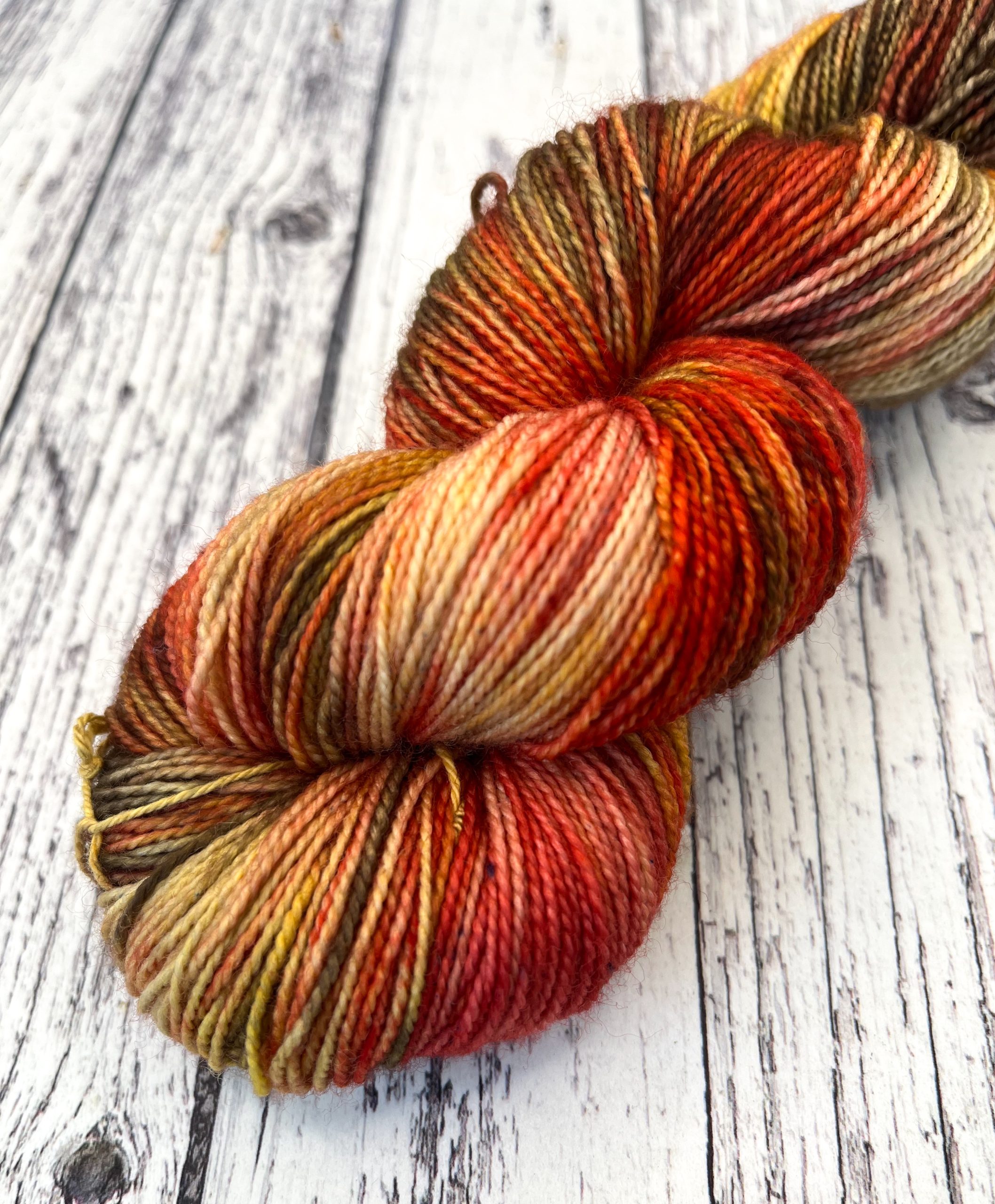 Forest Floor yarn, Merino and nylon 4 ply sock yarn - Image 2