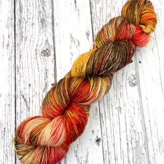 Forest Floor yarn, Merino and nylon 4 ply sock yarn