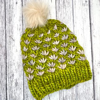 Super chunky Merino knitted hat Light Green