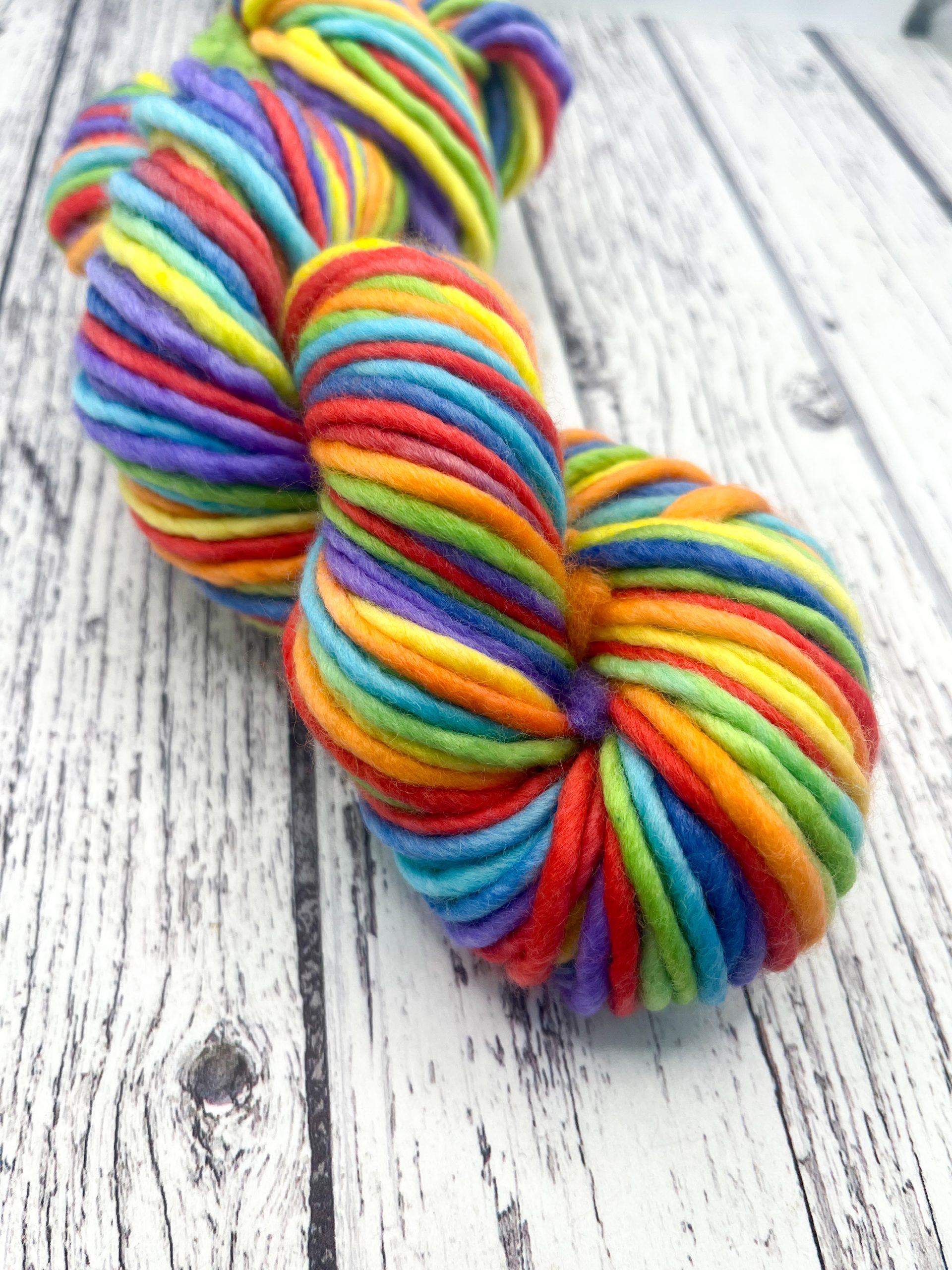 Merino chunky yarn Rainbow