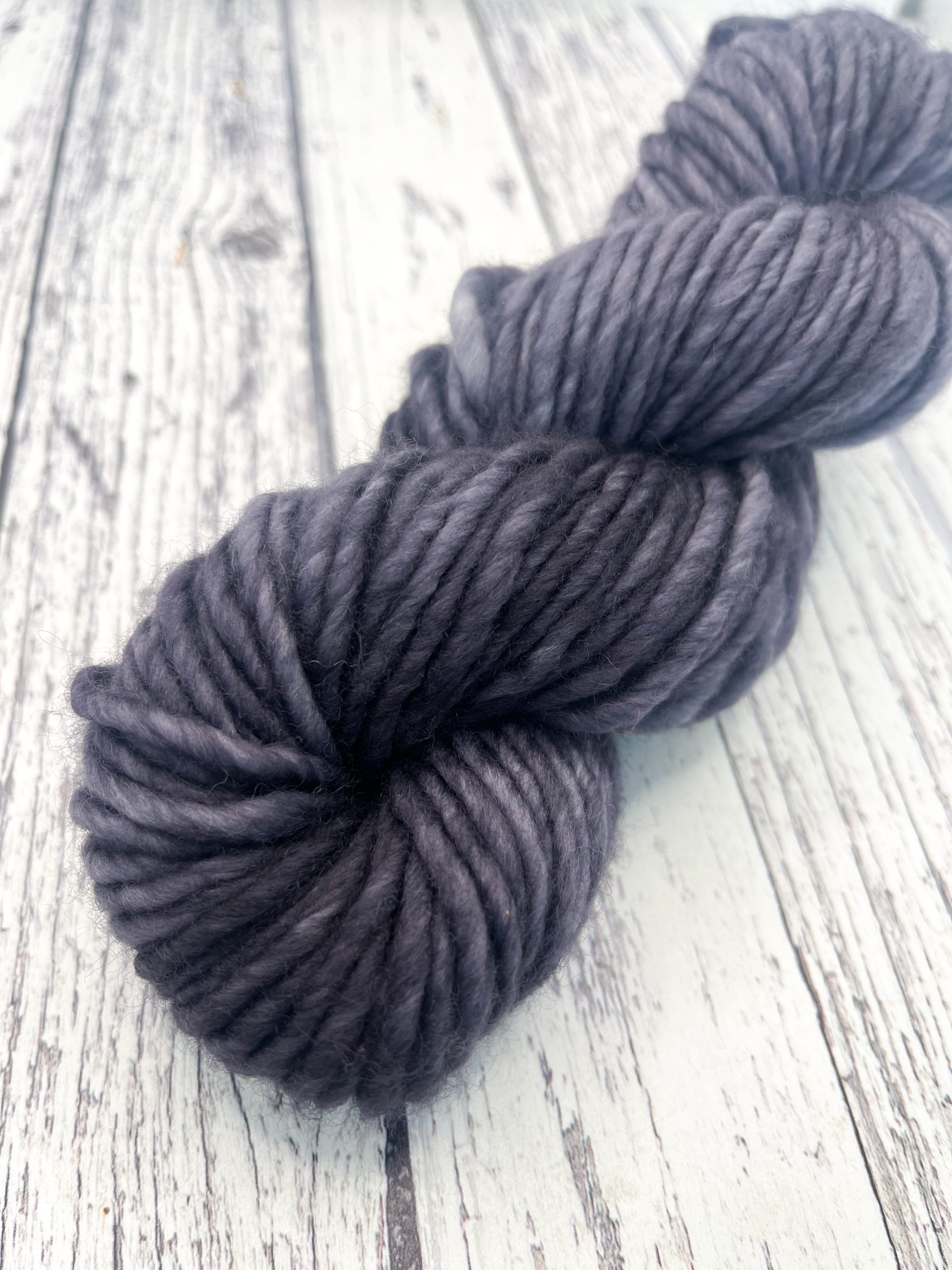 Merino chunky yarn Grey