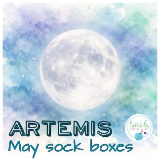 Artemis sock box, themed yarn box, gift for knitters
