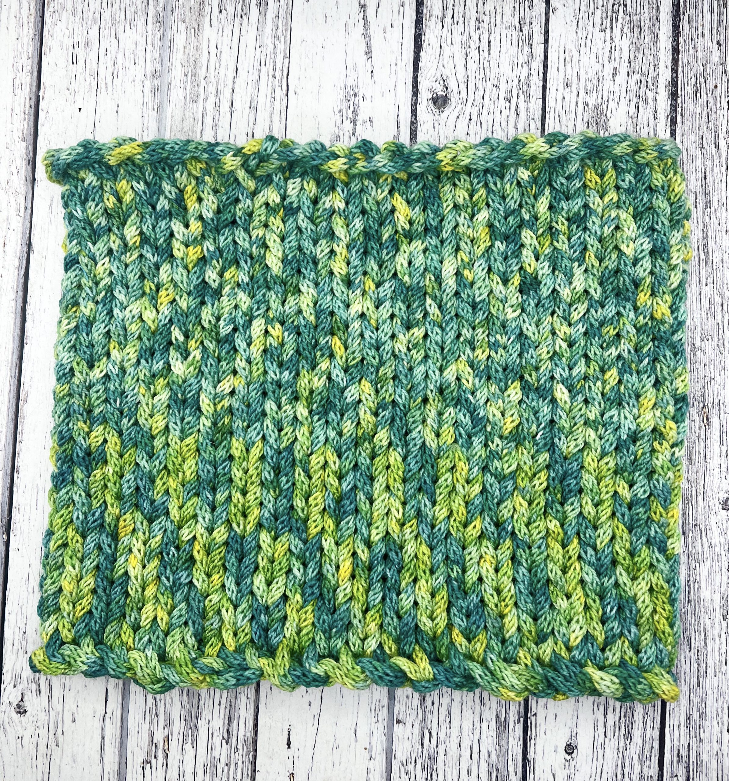 Chunky merino cowl